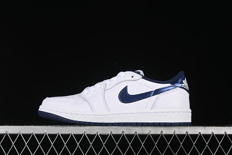 All categories Air Jordan Jordan series basketball shoes Air Jordan 1 Low G version pure original Air Jordan 1 Low "85 Metallic Blue" AJ1 Joe 1 metallic white blue FB9933-141